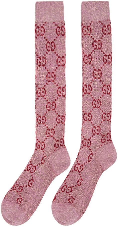 pink gucci socks cheap|pink Gucci socks for women.